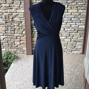 Adrianna Papell Navy Evening Dress